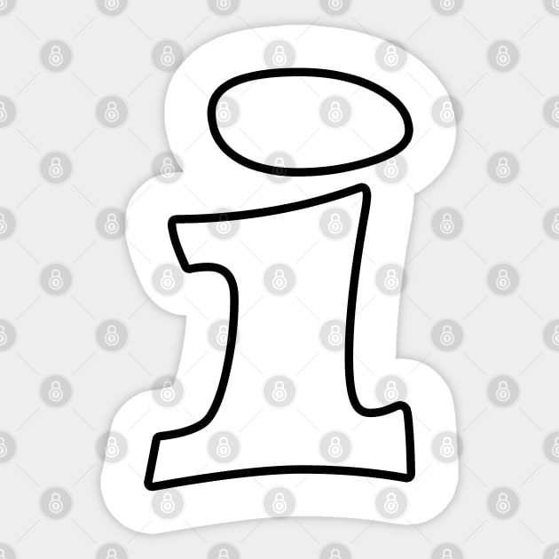 I sticker hot sale